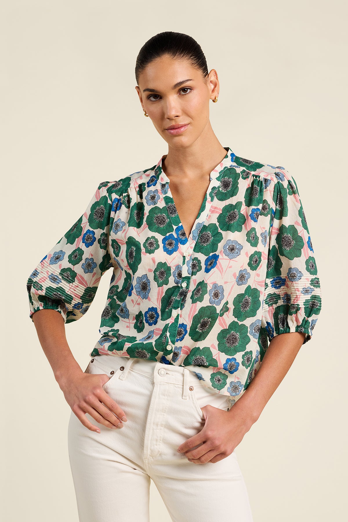 Loren Blouse Greenhouse Bloom