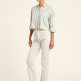 Nessa Shirt Verde Stripes