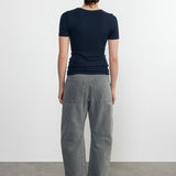 Silk Knit Essential S/S Indigo