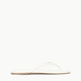 Freja Flat Thong Flip Flop Paper White