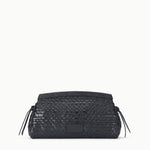Maude Convertible Clutch Black Woven