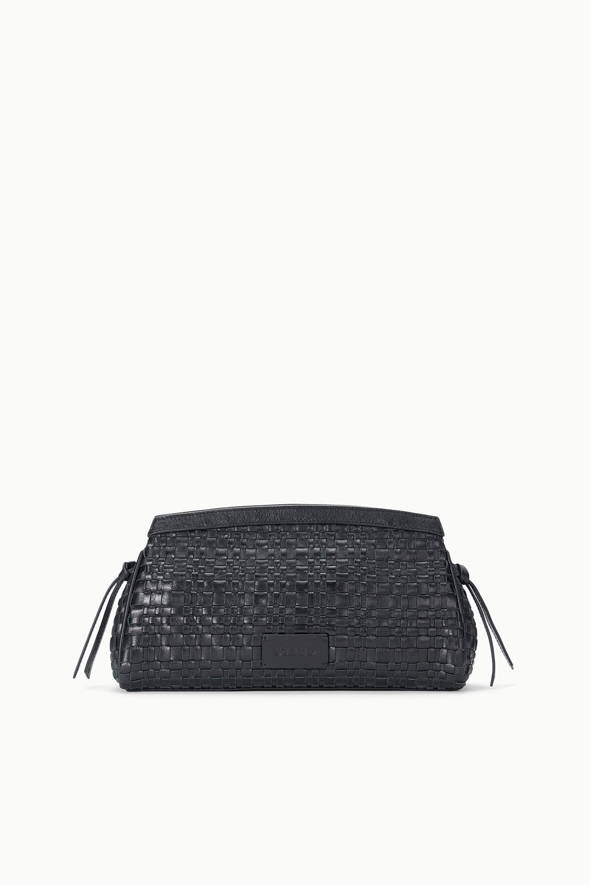 Maude Convertible Clutch Black Woven