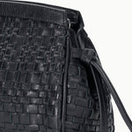 Maude Convertible Clutch Black Woven