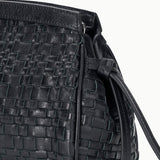 Maude Convertible Clutch Black Woven
