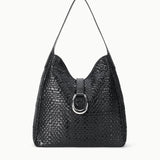 Maya Hobo Bag Black Woven