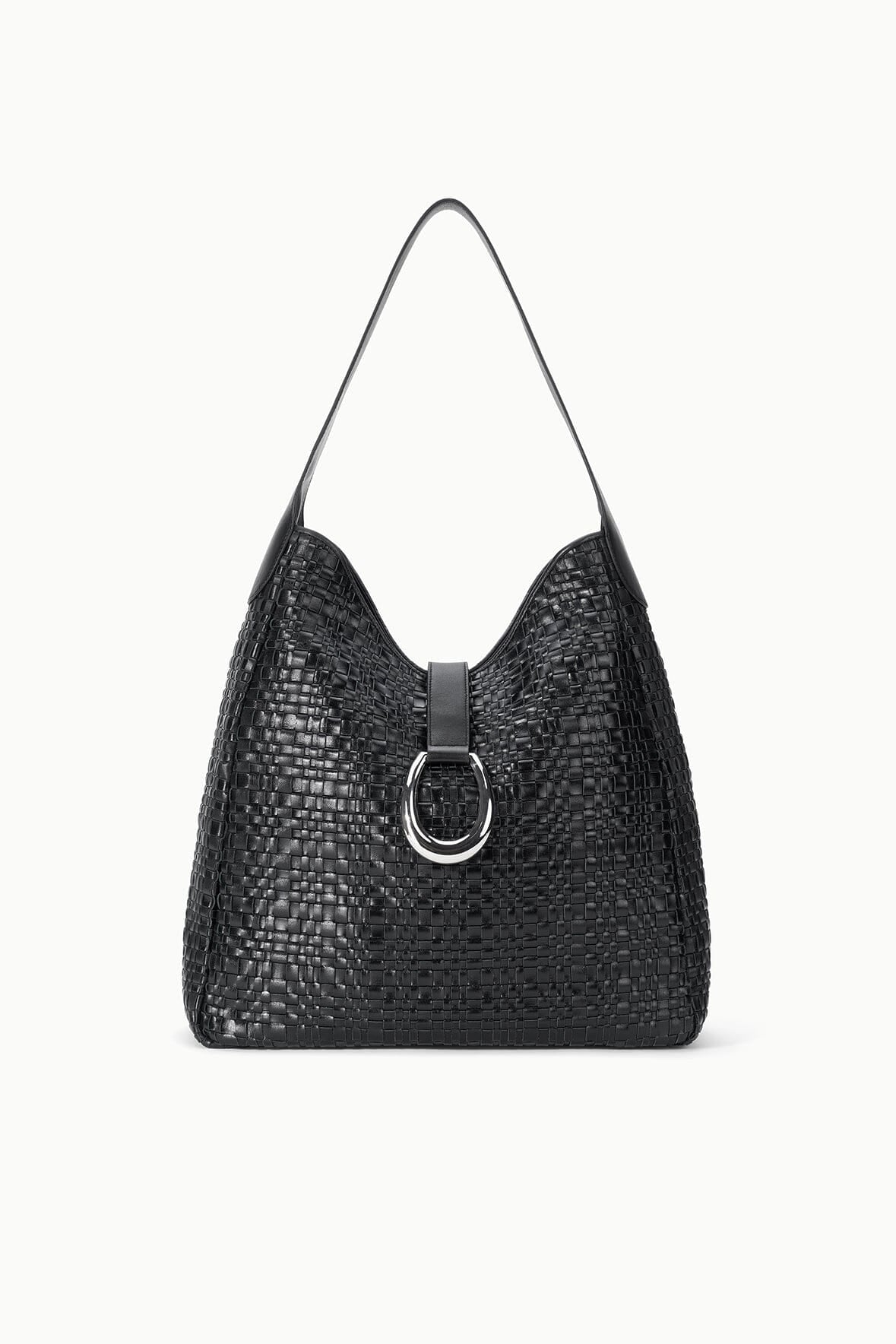 Maya Hobo Bag Black Woven