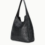 Maya Hobo Bag Black Woven