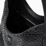 Maya Hobo Bag Black Woven