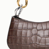 Ollie Bag Espresso Croco