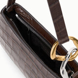 Ollie Bag Espresso Croco
