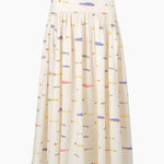 Procida Linen Skirt Pop Sardines Ivory