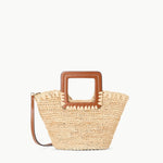 Shirley Raffia Mini Bucket Natural/Tan