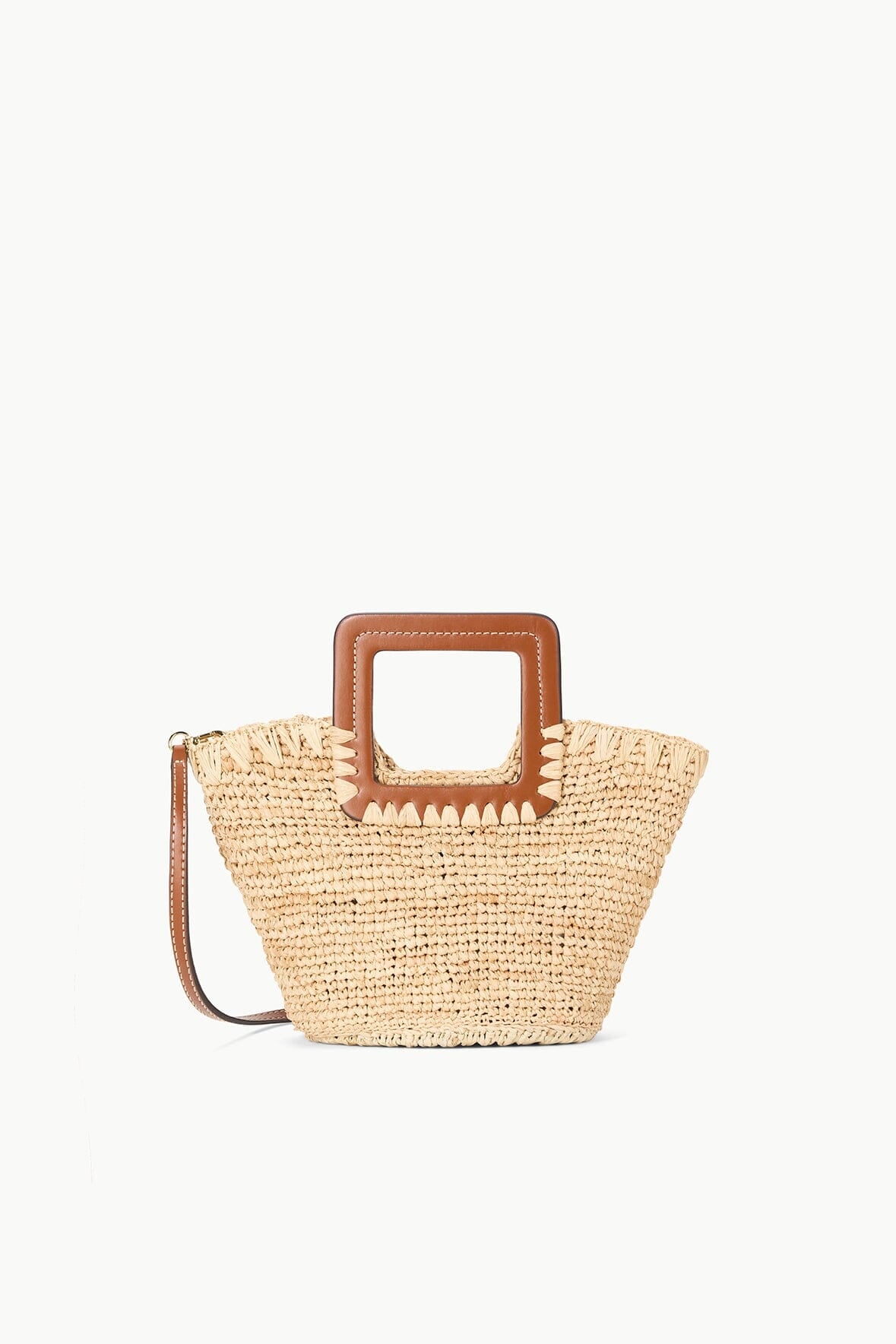 Shirley Raffia Mini Bucket Natural/Tan