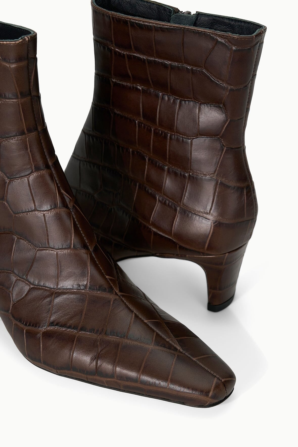 Wally Ankle Boot Espresso Croco