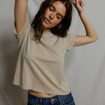T68-harley - cotton short sleeve boxy crew tee - SU26