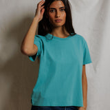 T68-harley - cotton short sleeve boxy crew tee - SU26