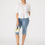 Paula Tie Top White