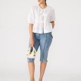 Paula Tie Top White