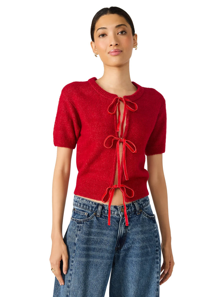 Sereia Cardigan Dark Red
