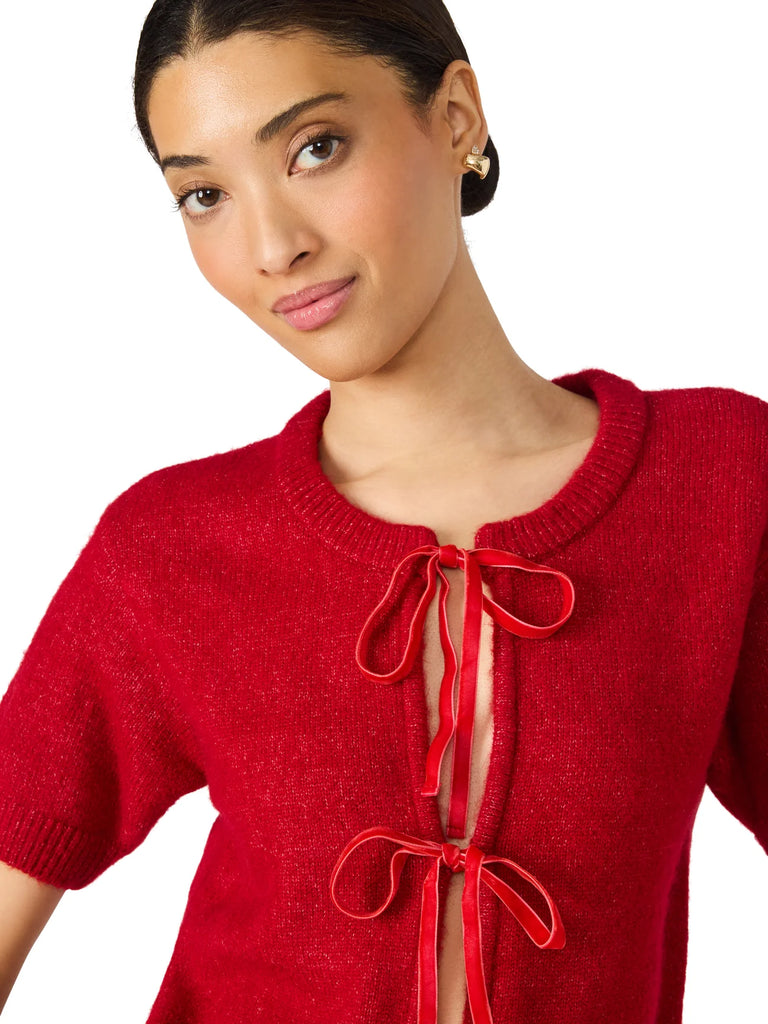 Sereia Cardigan Dark Red