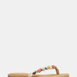 Marble Flip Flop Natural Multi