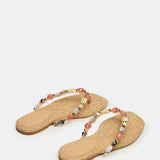 Marble Flip Flop Natural Multi
