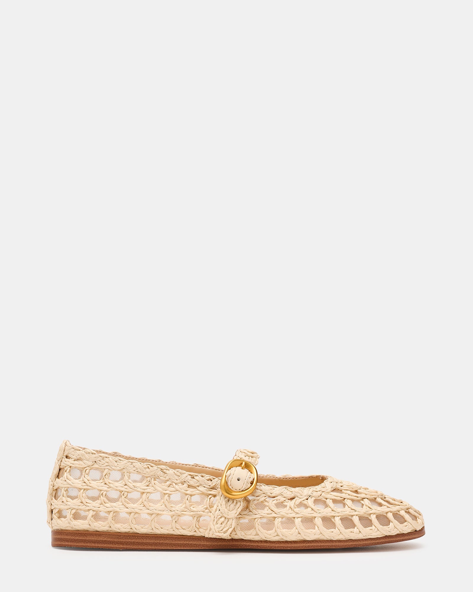 steve madden Melody Natural Raffia flat