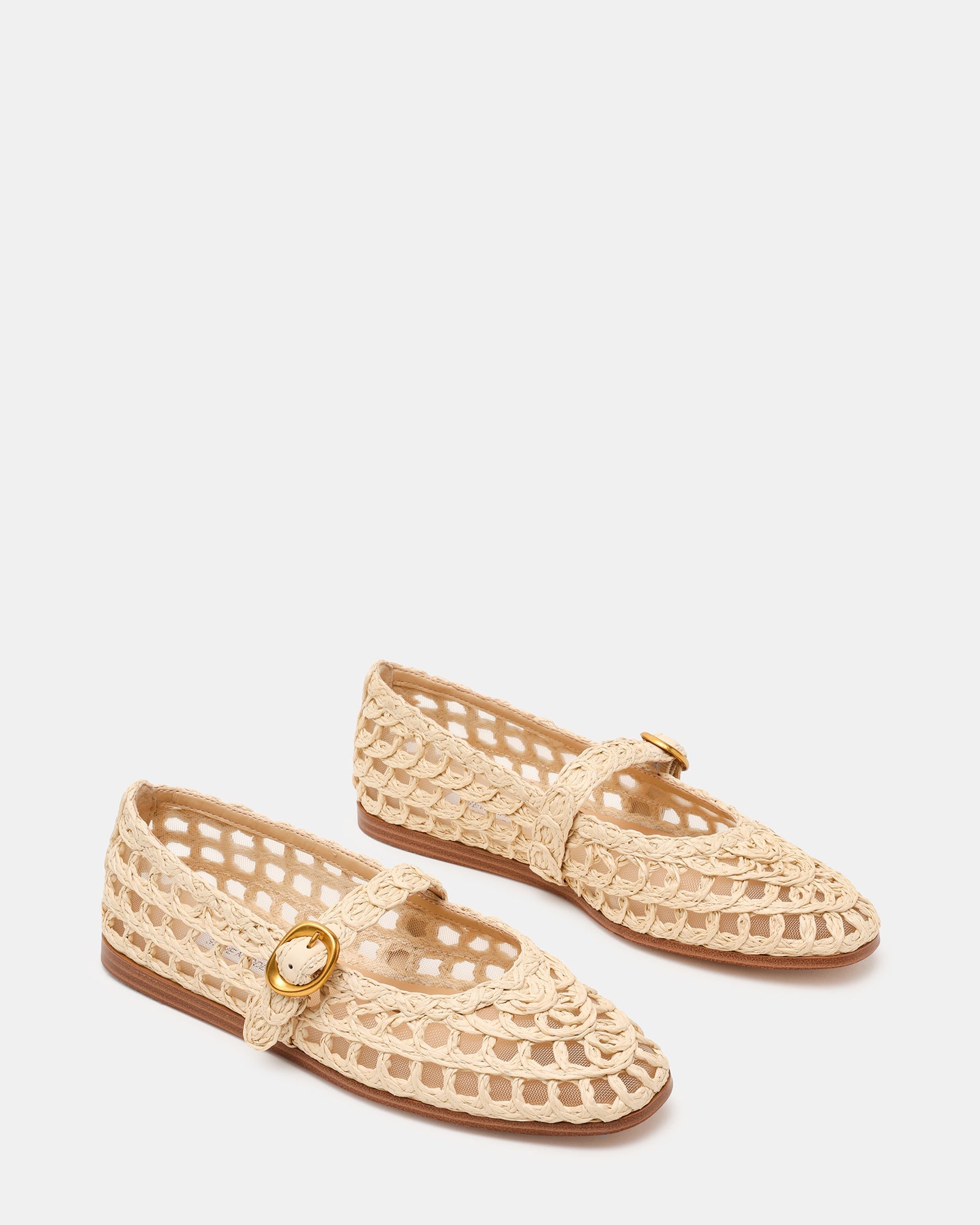 steve madden Melody Natural Raffia flat