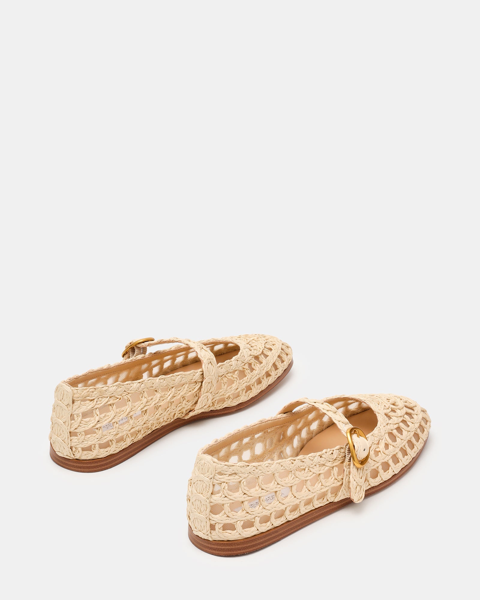 steve madden Melody Natural Raffia flat