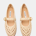 steve madden Melody Natural Raffia flat