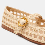 steve madden Melody Natural Raffia flat