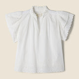 Birds of Paradis Eyelet Clover Blouse