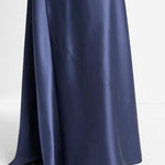 Satin Maxi Skirt Dark Peri