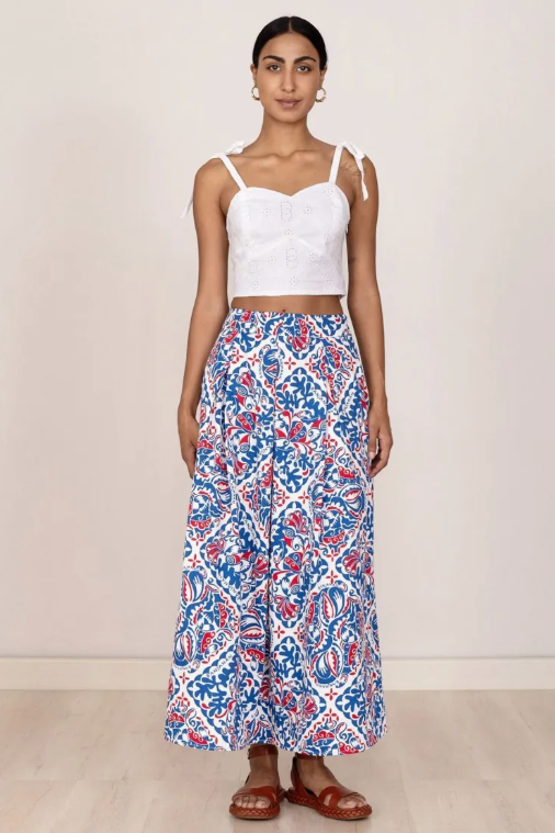 Ophelia Skirt Nautical