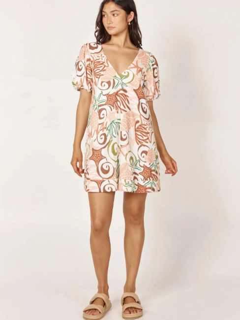 Isadora Mini Dress Koralli Print
