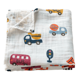 Ali + Oli Muslin Swaddle Blanket Transport