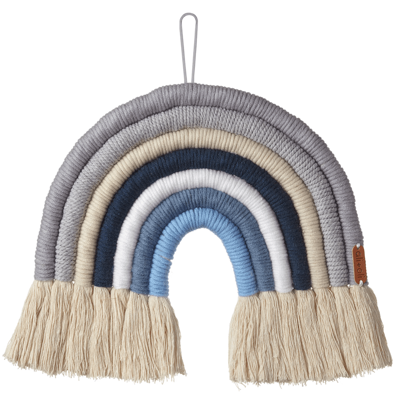 Ali + Oli Rainbow Macrame Nursery Décor