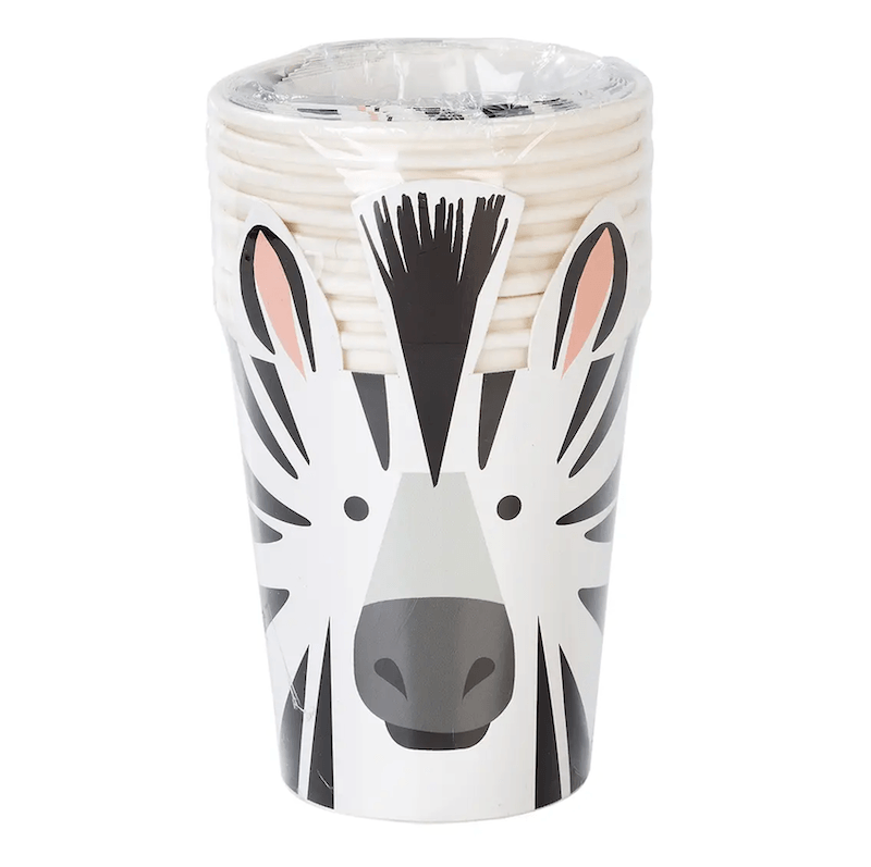 Talking Tables Zebra 8 Pack Party Cups