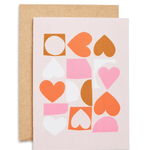 Ampersand Hearts Greeting Card