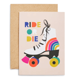 Ampersand Ride or Die Greeting Card