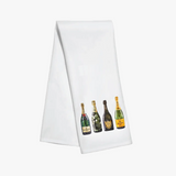 Champagne Bottles Tea Towel