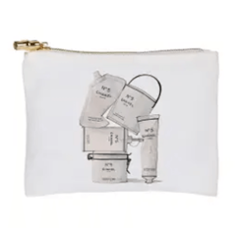 Flat Zip Cosmetic Bag