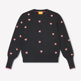 BRODIE Heart Embroidery Bijou Jumper