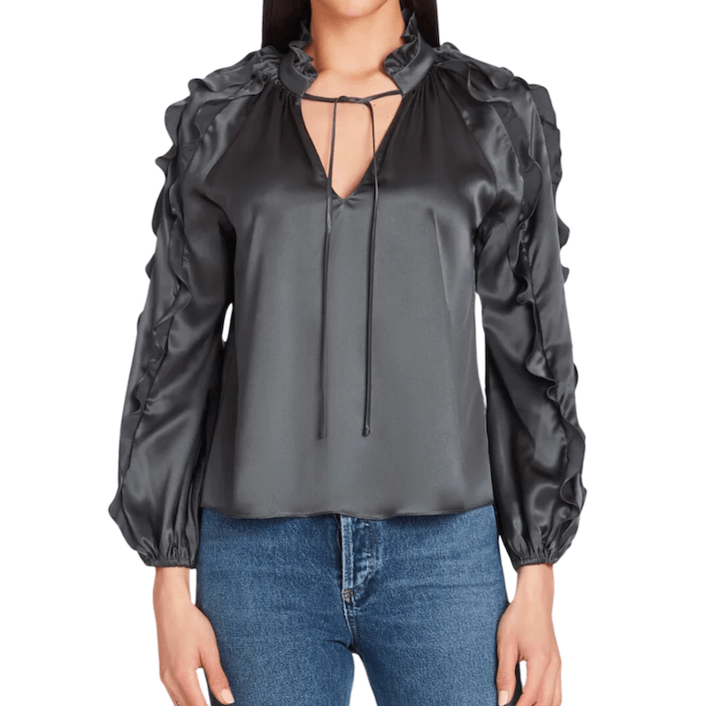 Amanda Uprichard Claudine Silk Top