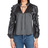 Amanda Uprichard Claudine Silk Top