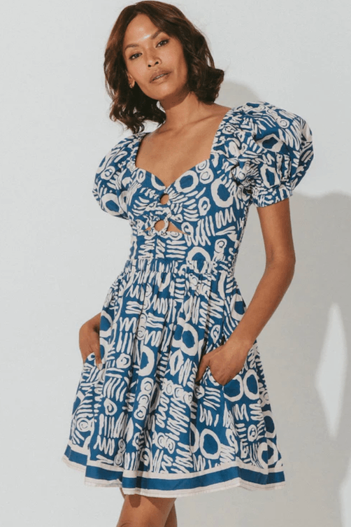 inez mini dress Bright White Inez Short Dress