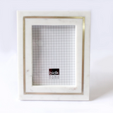 Brass Inlay Marble 5X7 Frame