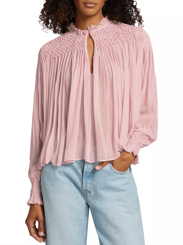 LoveShackFancy Fernanda Blouse