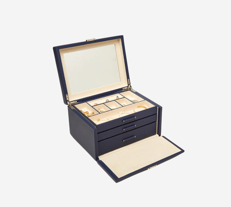 Brouk & Co. Riley 3 Tray Jewelry Box