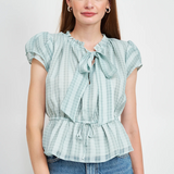 En Saison Charlee Blouse Teal